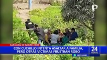 San Juan de Miraflores: intentan asaltar a familia que almorzaba en parque