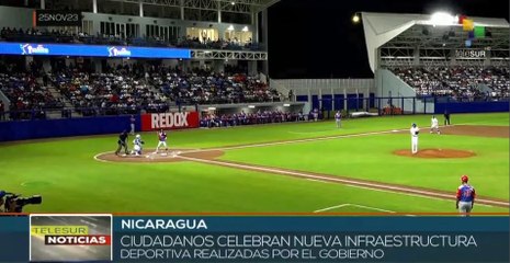 Gobierno nicaragüense inaugura estadio de béisbol Roberto Clemente