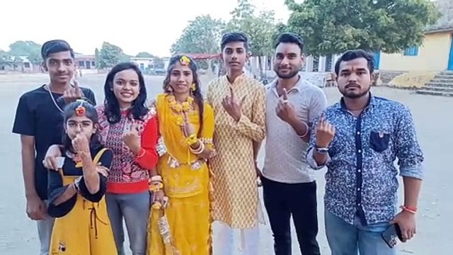 There was tremendous craze for voting among first time voters