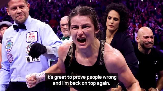 Katie Taylor after Croke Park trilogy fight as she avenges Cameron loss
