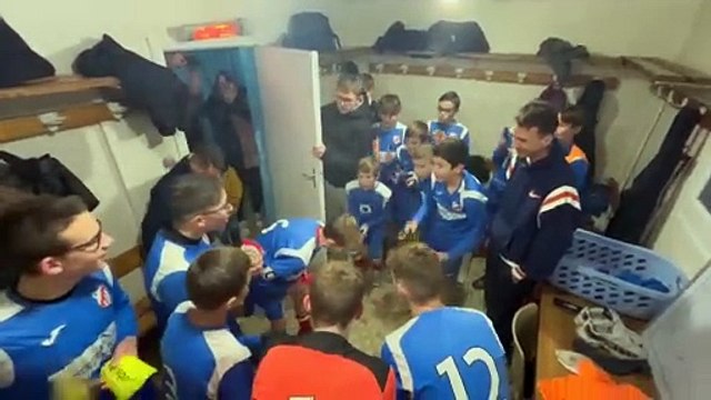 Célébration victoire ! ES Tourville / US Normande (Championnat U15 D2 le 25/11/2023)