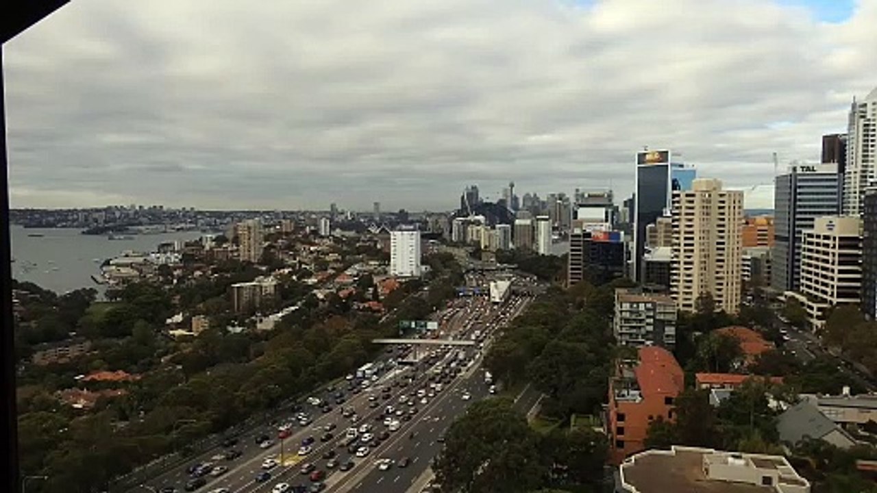 View of City in Timelapse Stock video.