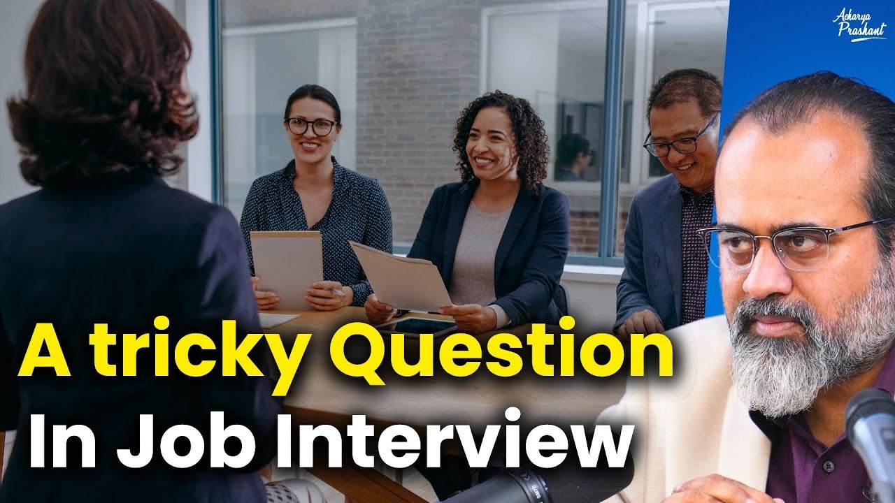 A tricky question asked in job interviews || Acharya Prashant, at LIT-Nagpur (2022)