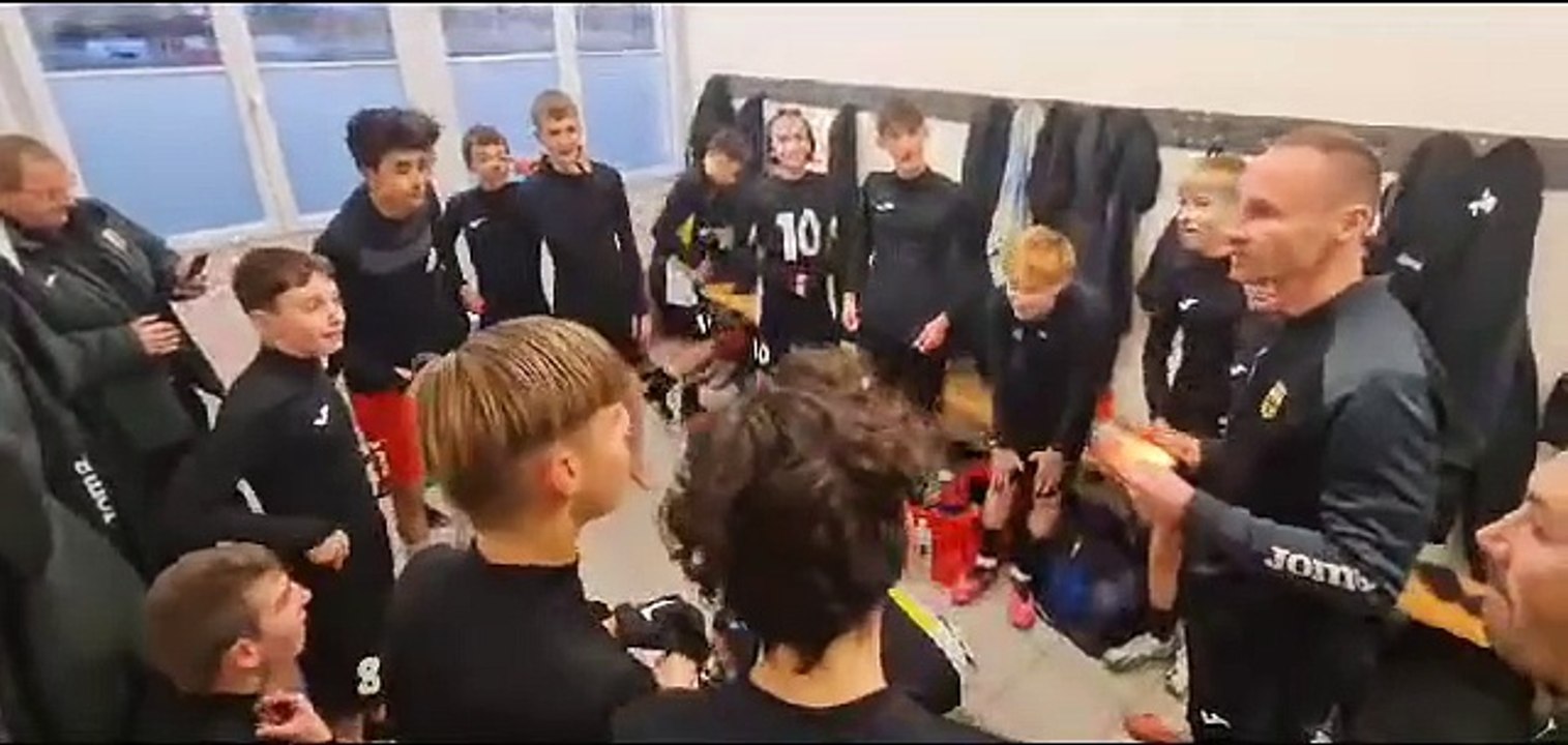 Célébration U15 ligue vs As Beauvais