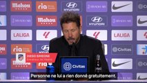 Atlético - Simeone sur Koke : 