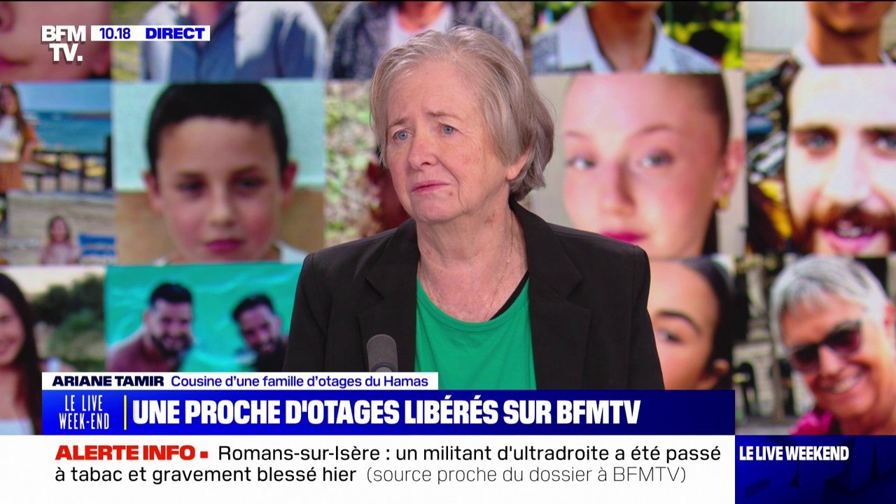 "On espère qu'ils ne vont pas rester toute leur vie les otages du Hamas", témoigne cette proche d'otages libérés