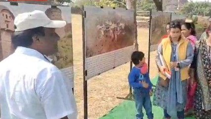 रायसेन:सांची स्तूप परिसर में लगाई प्रदर्शनी, ऐतिहासिक गौरवशाली अतीत को किया प्रदर्शित