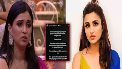 Bigg Boss 17: Parineeti Chopra को नहीं पसंद Mannara को Support करना, Post में दी Case करने की धमकी!