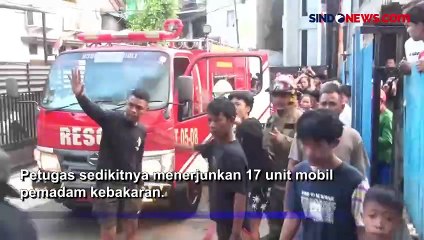 7 Rumah di Klender Hangus Terbakar, Kerugian Capai Rp1 Miliar