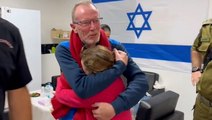 Watch Emily Hand’s emotional reunion with father after release from Gaza