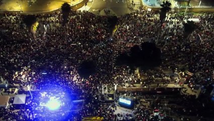 Israël: à Tel-Aviv, des dizaines de milliers de personnes demande la libération des otages