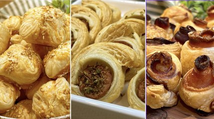 3 canapés de hojaldre que siempre triunfan en Navidad