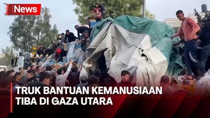 Setelah Penundaan Beberapa Kali, Bantuan Kemanusian Akhirnya Tiba di Gaza Utara