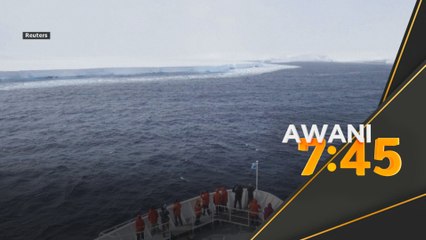 Aisberg terbesar dunia bergerak selepas 3 dekad