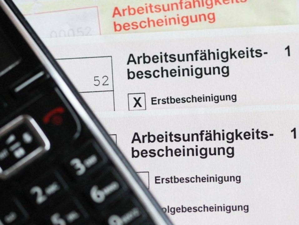 Krankmeldungen dieses Jahr auf Rekordhoch