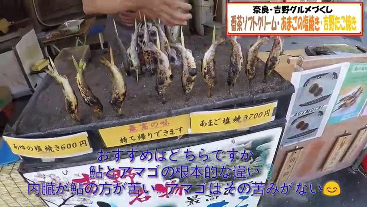 奈良吉野グルメ尽くし～食べ歩きグルメ旅