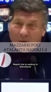 MAZZARRI post Atalanta Napoli 1-2 “Nel primo tempo ho visto il Napoli dell’anno scorso”