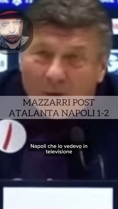 MAZZARRI post Atalanta Napoli 1-2 “Nel primo tempo ho visto il Napoli dell’anno scorso”
