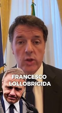 MATTEO RENZI CONTRO IL MINISTRO LOLLOBRIGIDA “DEVE DIMETTERSI”