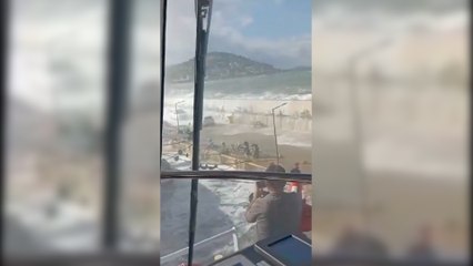 Fırtına kıyıları vurdu