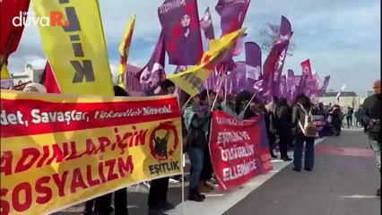 Kadınlar, Erdoğan'ın konuşmasına tepki gösterdi