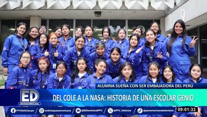 ¡Del Perú a la NASA! Escolar viaja al Centro Espacial de Houston