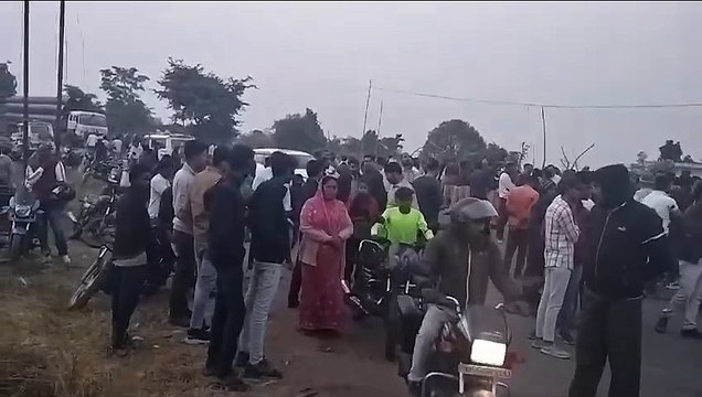 Road accident, brother-in-law sister-in-law died on spot on highway