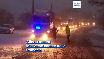 L'Europa orientale fa i conti con il ciclone invernale, danni a causa di neve e vento