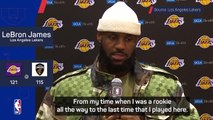 LeBron James credits his mother for Akron museum memories