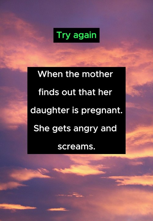 Try again