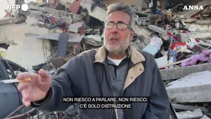 Palestinese scopre la sua casa in rovina:  "E' tutto distrutto, tutto e' perduto"