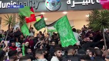 Palestinians in West Bank celebrate return of released prisoners