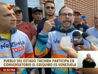 Pueblo andino intercambia documentos históricos en conversatorio sobre el Esequibo en Táchira