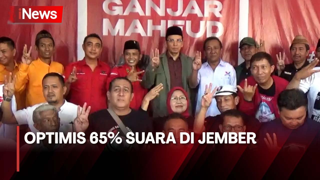 Kunjungi Posko Kemenangan, TGB Optimis 65% Suara Ganjar-Mahfud di Jember