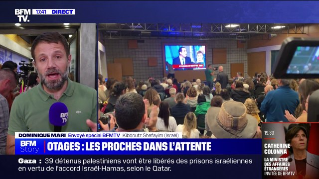 Israël: l'émotion des familles lorsqu'ils découvrent sur grand écran les visages des otages libérés par le Hamas