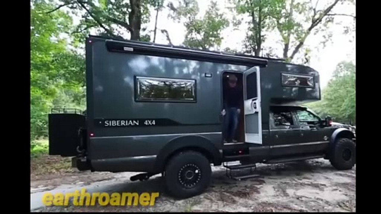 Luxurious cars and trucks for housing and tourism
