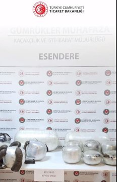Esendere Gümrük Kapısı'nda 119,7 kilogram uyuşturucu ele geçirildi