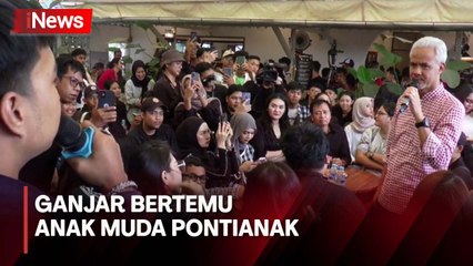 Ganjar Bertemu Anak Muda Pontianak, Ingin Bangun Creative Hub di Seluruh Indonesia