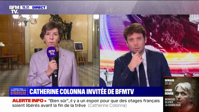 Otages français du Hamas: Nous travaillons sans relâche à leur libération, affirme Catherine Colonna