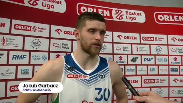 Jakub Garbacz po meczu Anwil Włocławek - Dziki Warszawa