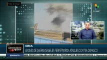 Aviones de guerra israelíes perpetraron ataque contra aeropuerto de Damasco