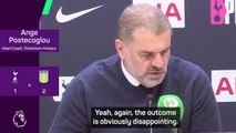 Postecoglou chooses to look at positives despite defeat to Villa