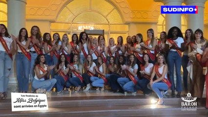 Les finalistes de Miss Belgique sont arrivées en Égypte