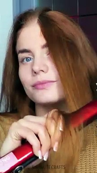 Girly Secrets For Perfectly Curled Hair Using Hair Straightener Shorts Beauty