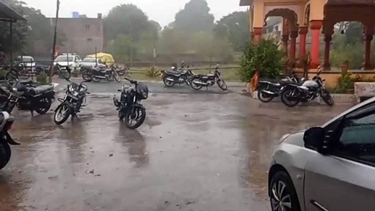 Rain cold chilly region, crop smiled,