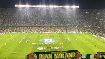 Así sonó el himno del Real Betis