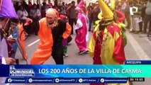 Arequipa: con diversas fiestas y actividades culturales Cayma celebró sus 200 años de creación