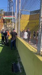 Download Video: Incidentes en el estadio de Olimpo: aseguran que hay hinchas de Gimnasia en inmediaciones del Carminatti