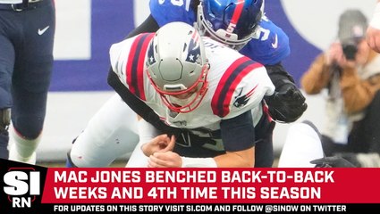 Patriots QB Mac Jones Gets Benched Again