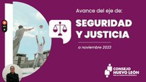 Panorama Nuevo León 2023 - Consejo Nuevo León - Avance Seguridad y Justicia